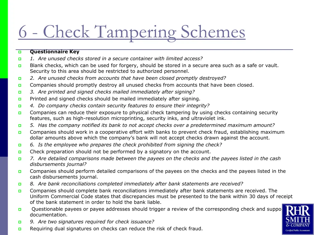 6 check tampering schemes