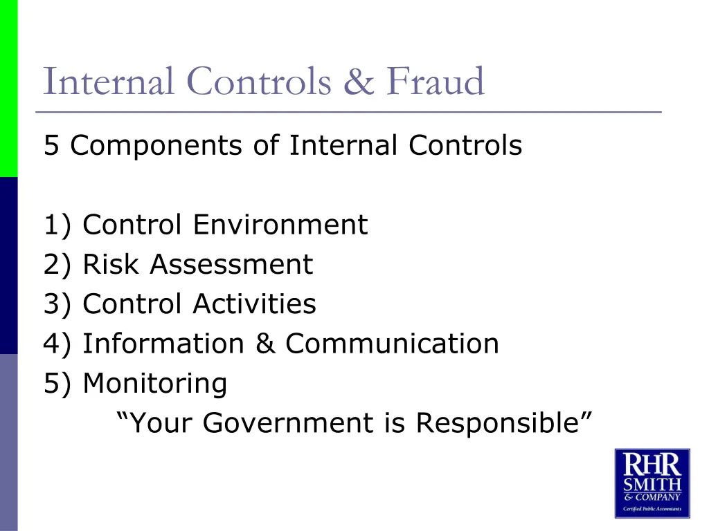 internal controls fraud