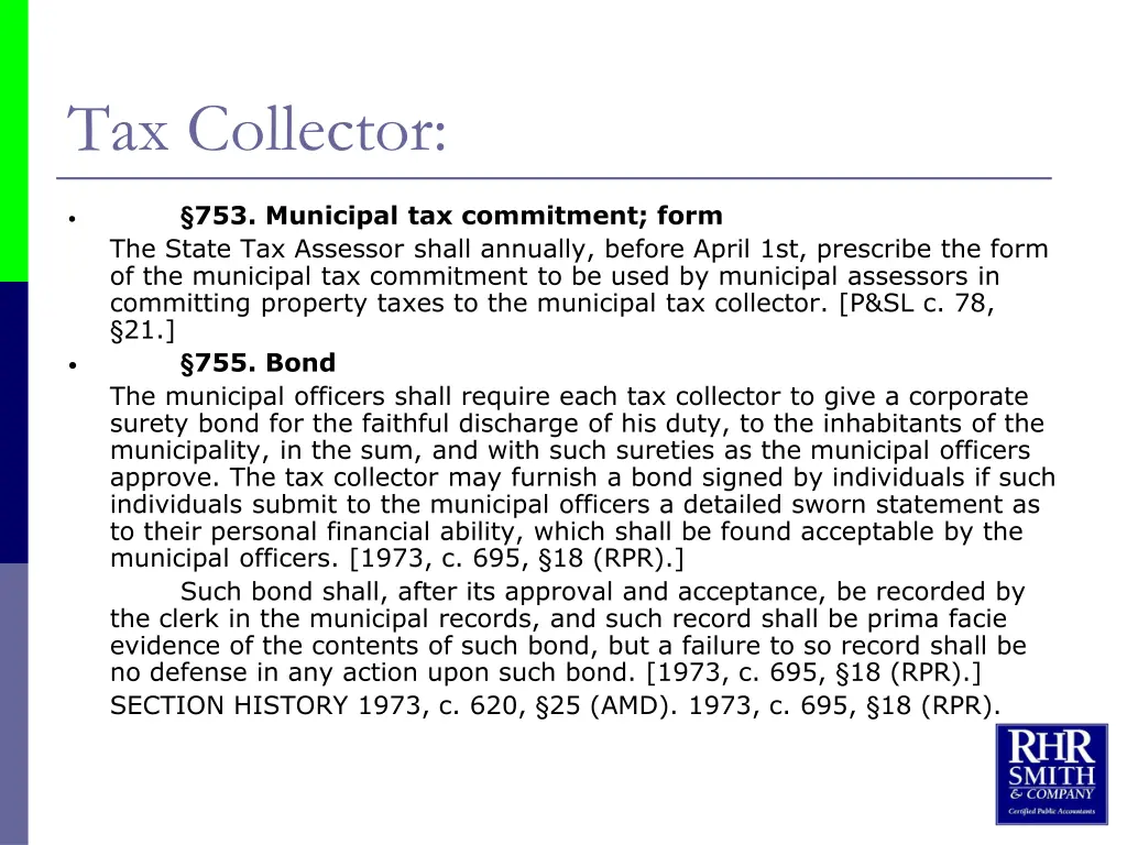 tax collector