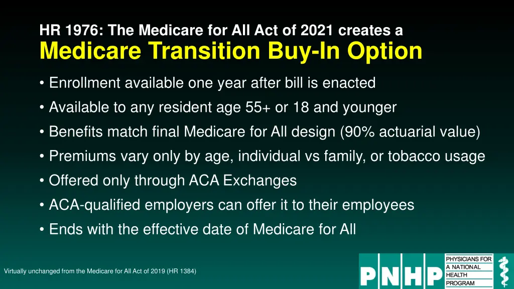 hr 1976 the medicare for all act of 2021 creates 4