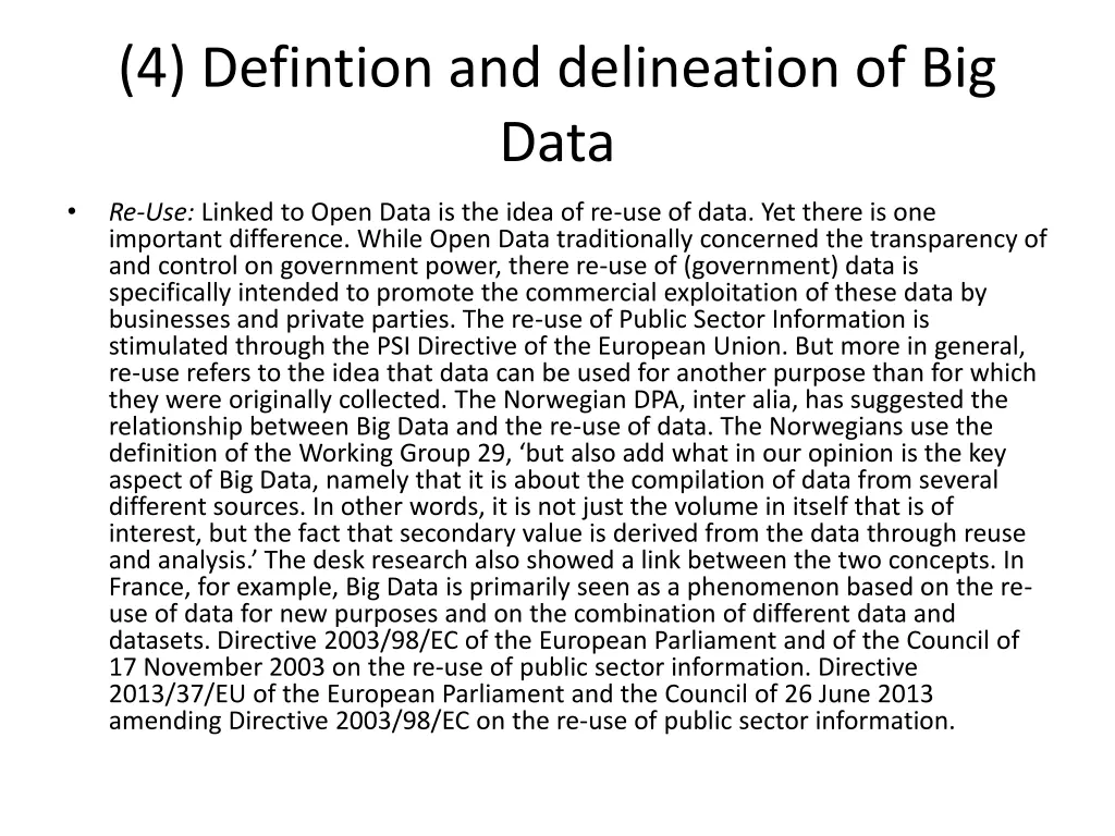 4 defintion and delineation of big data