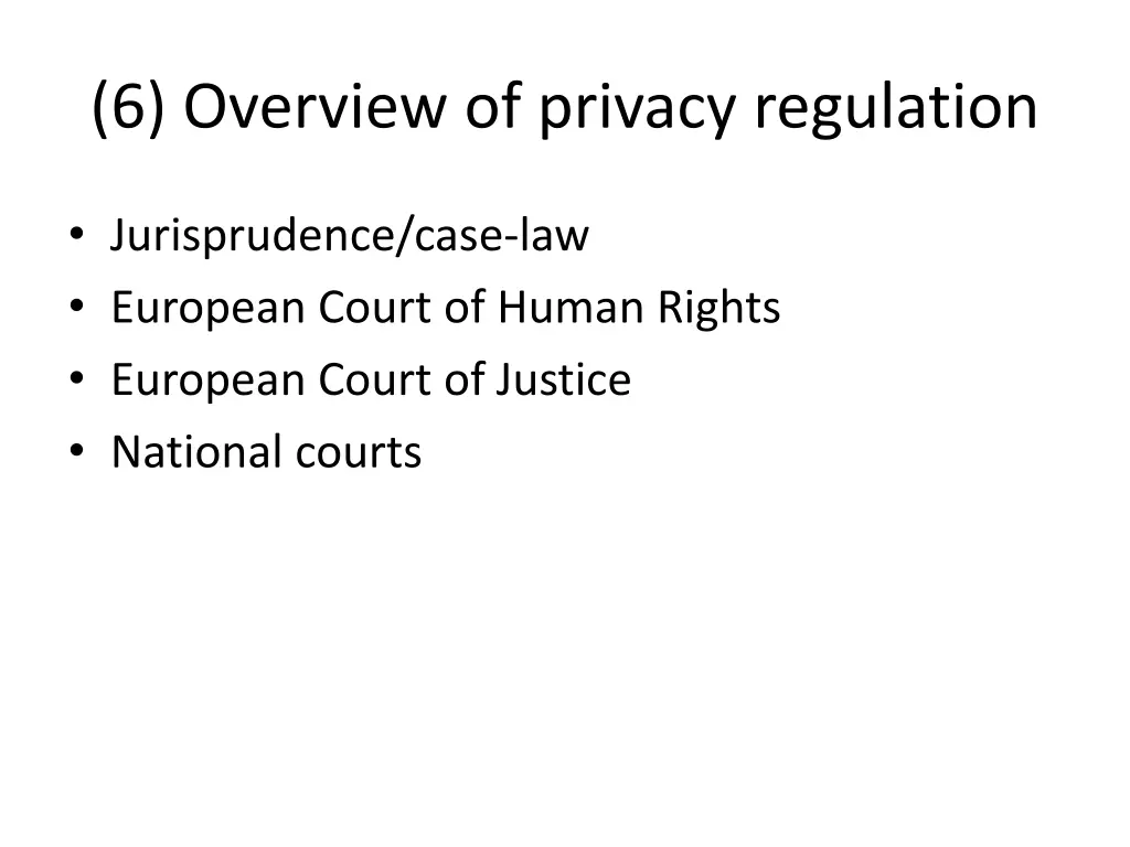 6 overview of privacy regulation 3