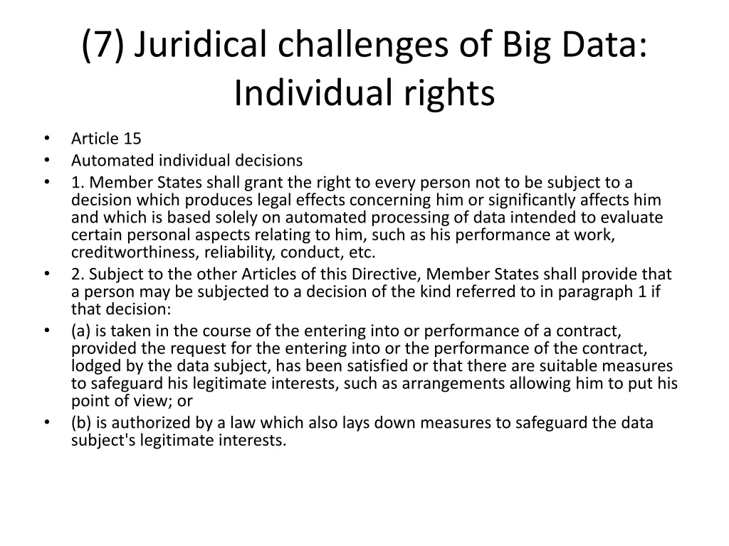 7 juridical challenges of big data individual 1