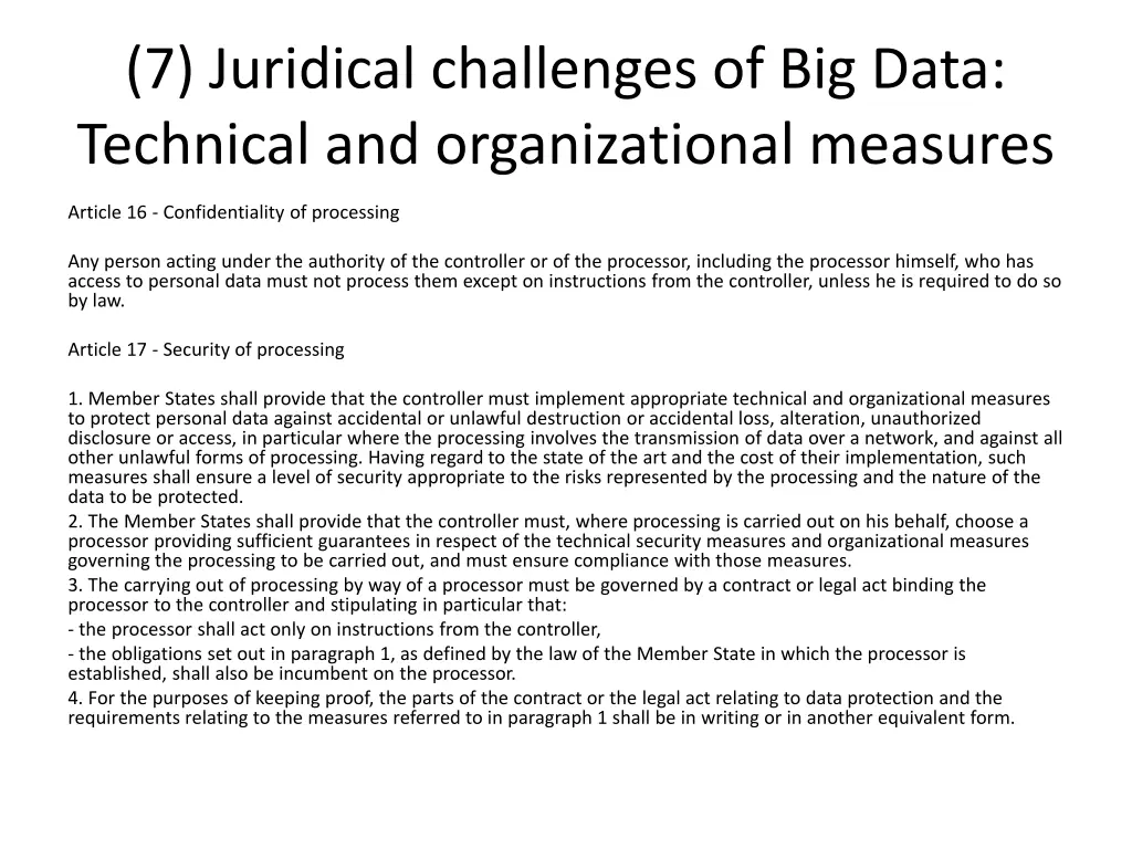 7 juridical challenges of big data technical