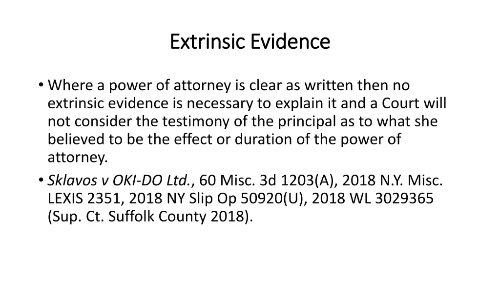 extrinsic evidence extrinsic evidence