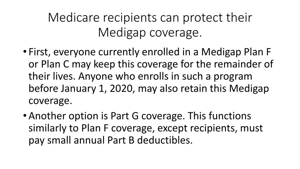 medicare recipients can protect their medigap