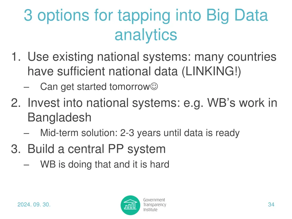 3 options for tapping into big data analytics