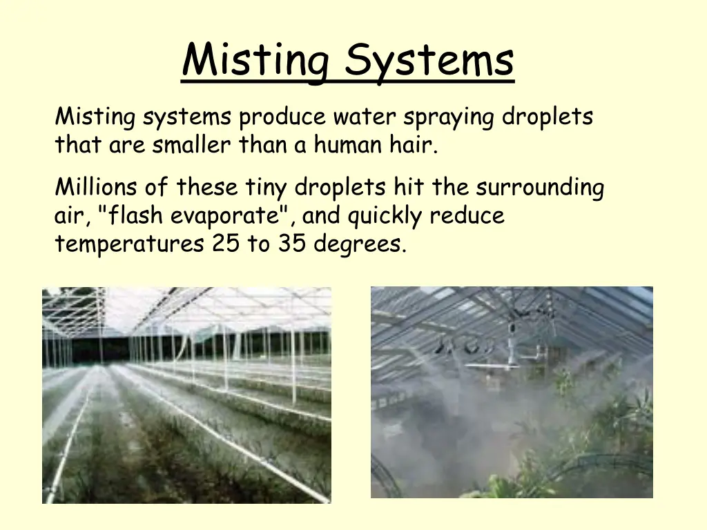 misting systems misting systems produce water