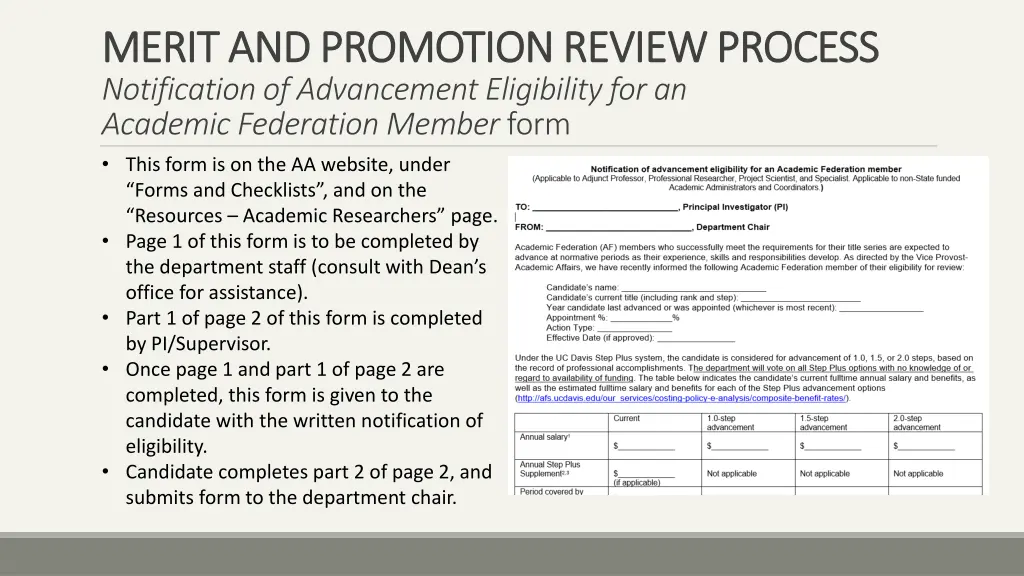 merit and promotion review process merit 2