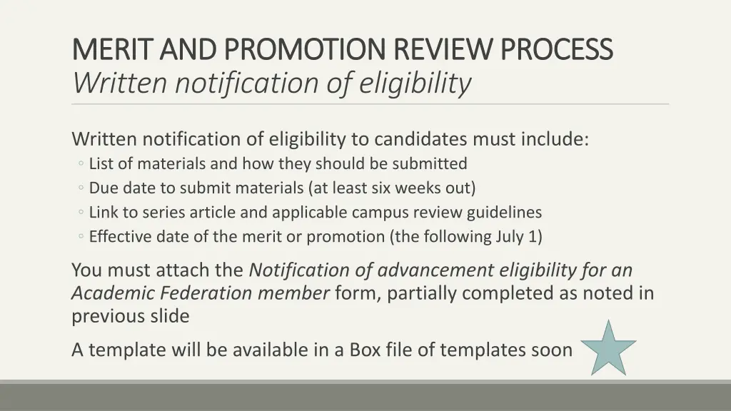 merit and promotion review process merit 3