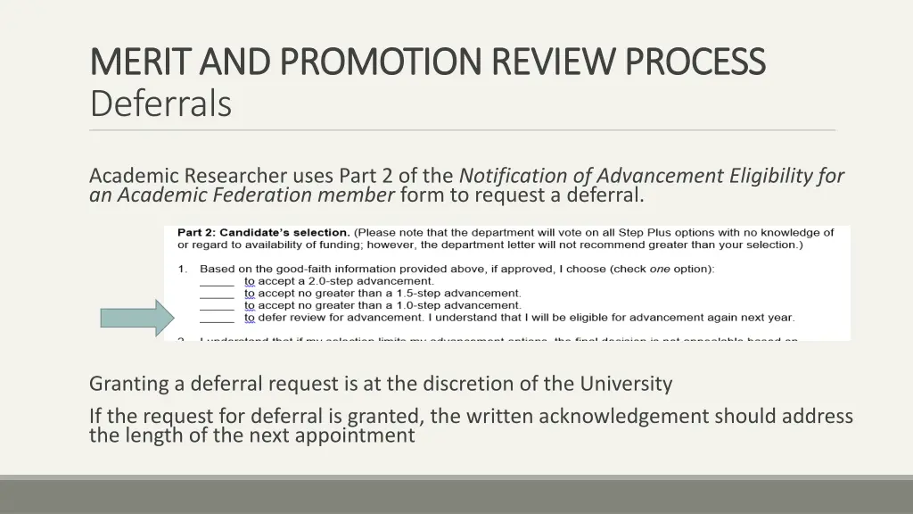 merit and promotion review process merit 6