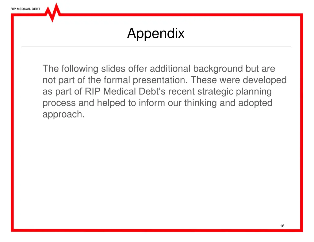 appendix