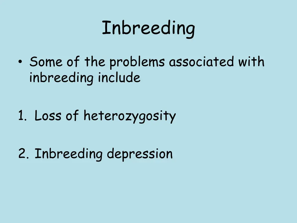 inbreeding 1