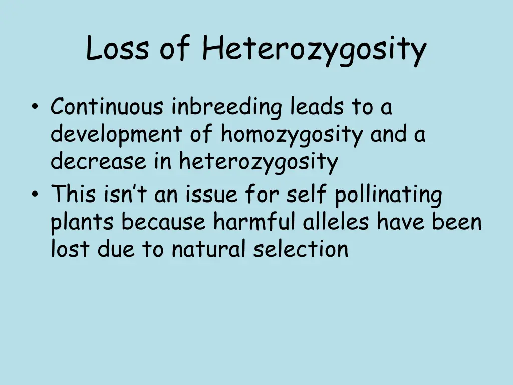 loss of heterozygosity