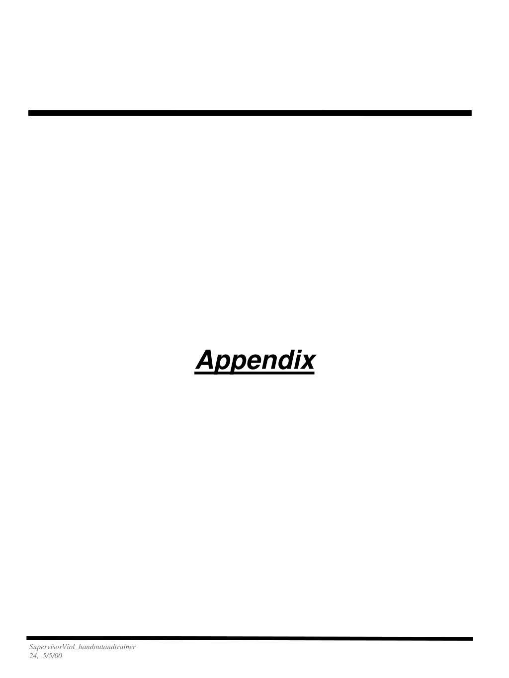 appendix