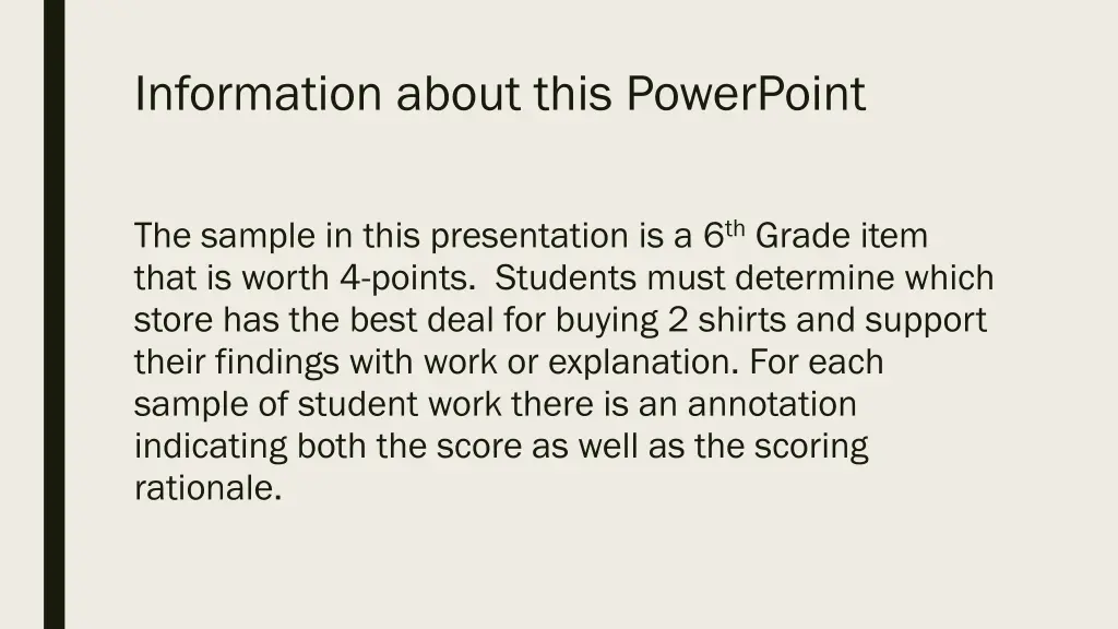 information about this powerpoint 1