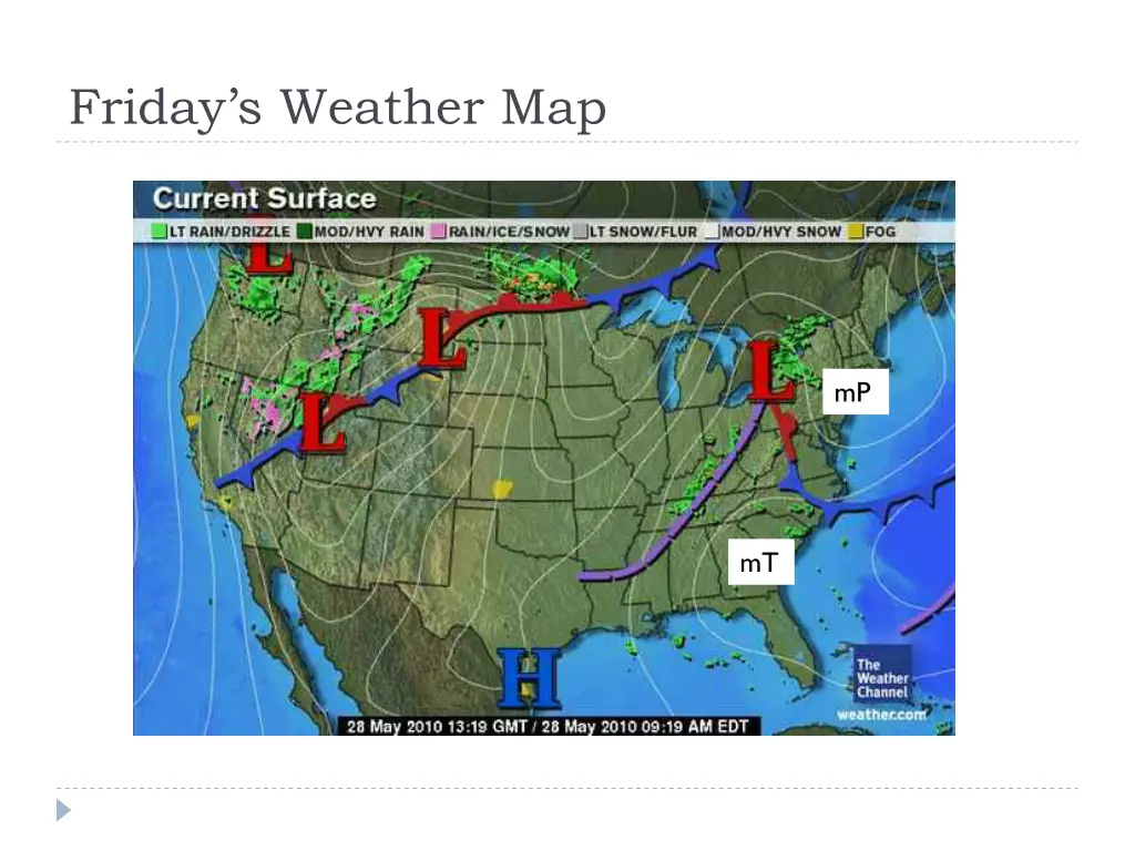 friday s weather map