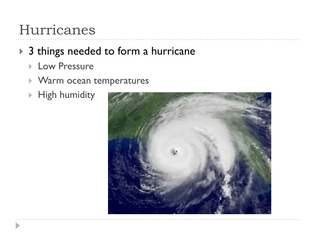 hurricanes