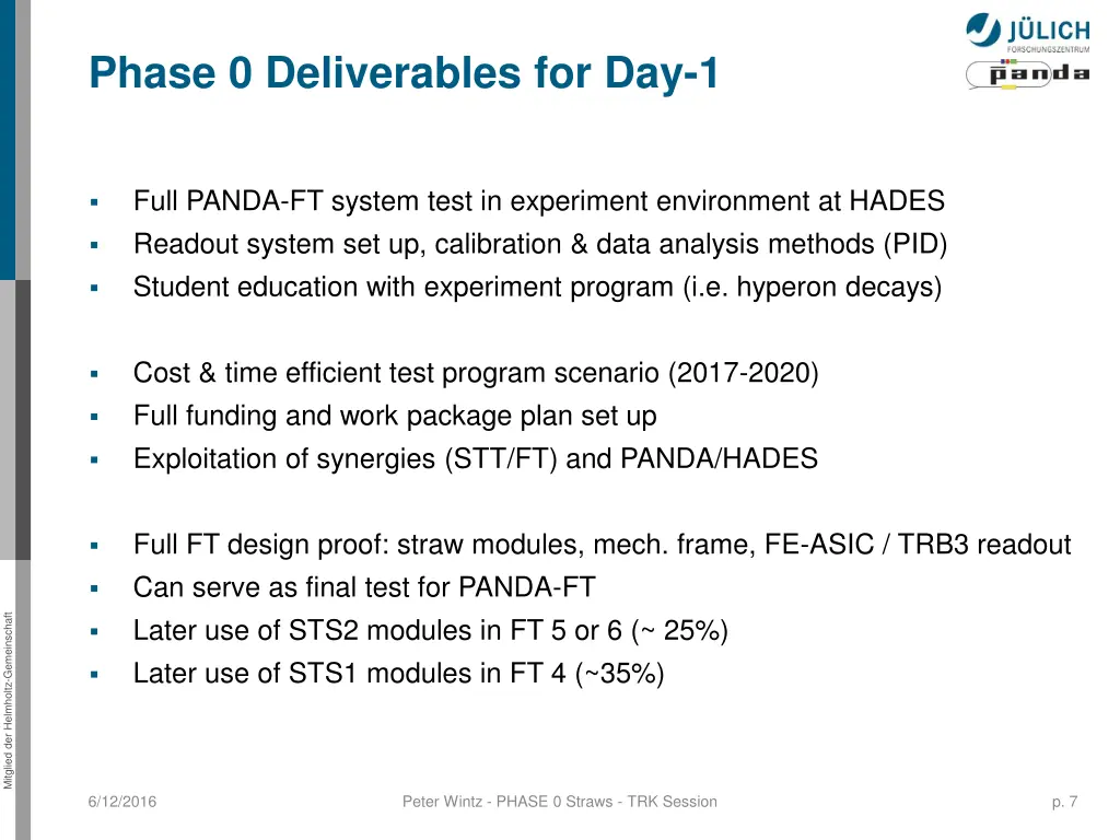 phase 0 deliverables for day 1