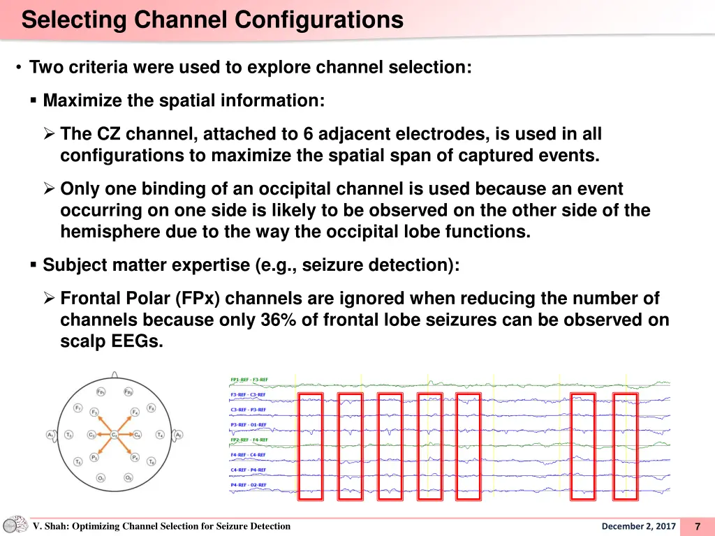 selecting channel configurations 1