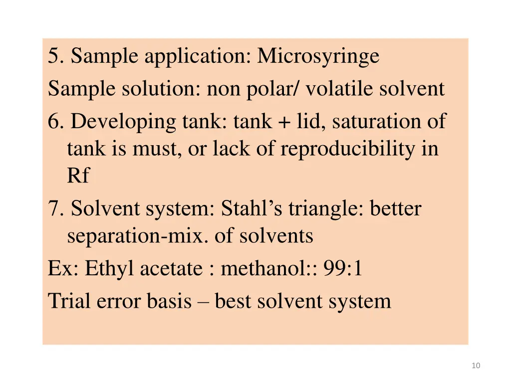 5 sample application microsyringe sample solution