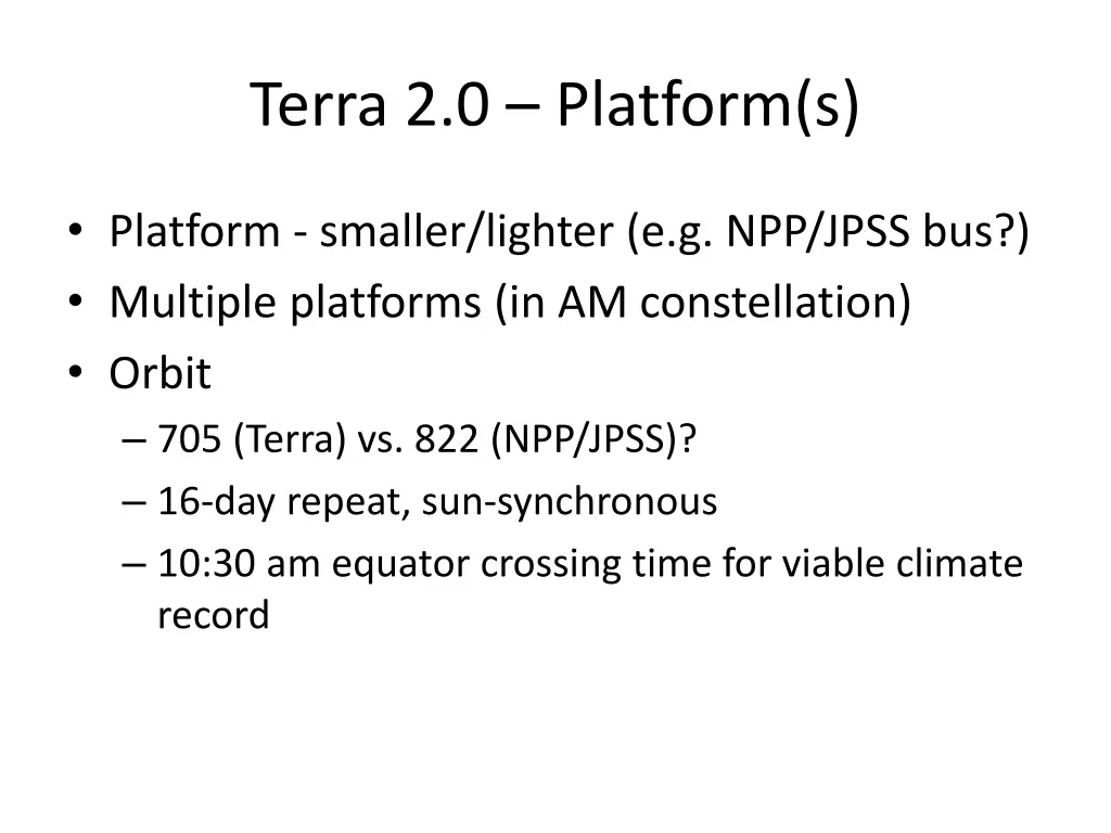 terra 2 0 platform s