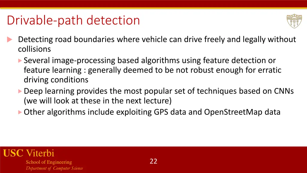 drivable path detection