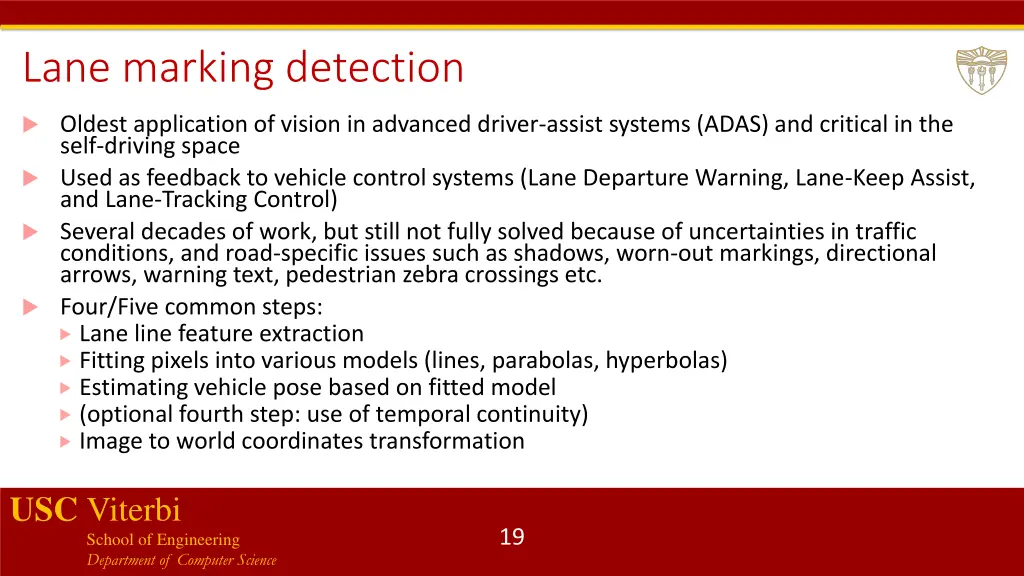 lane marking detection