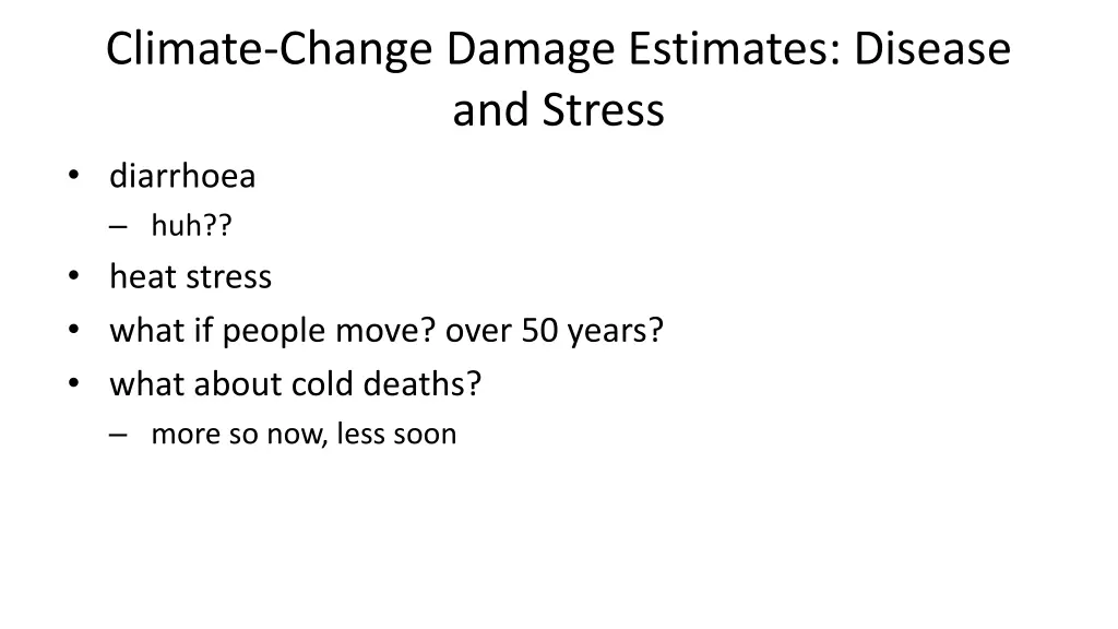 climate change damage estimates disease 1