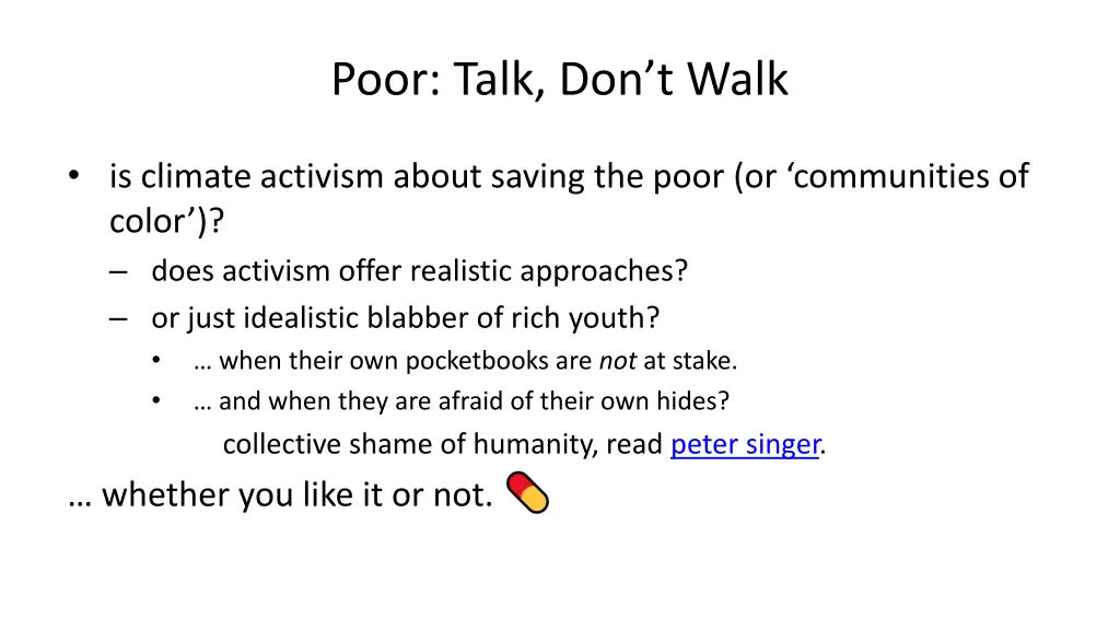 poor talk don t walk