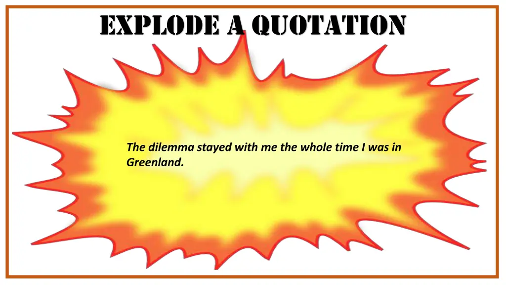 explode a quotation 11