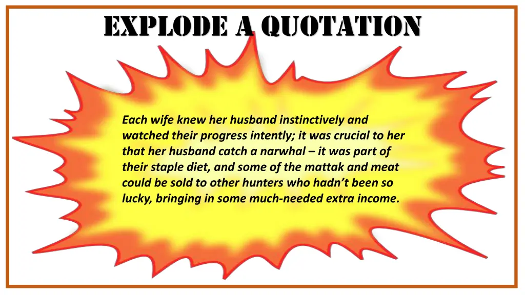 explode a quotation 5