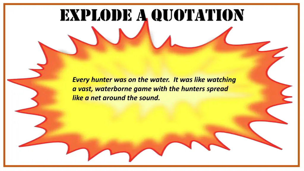 explode a quotation 6