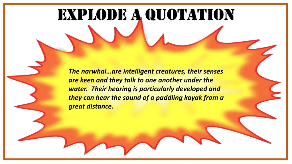 explode a quotation 7