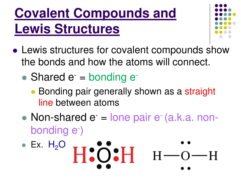 covalent compounds and lewis structures