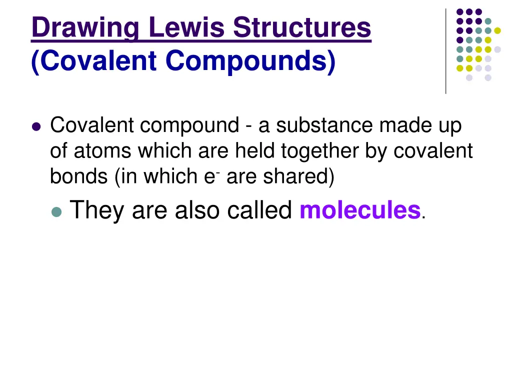 drawing lewis structures covalent compounds