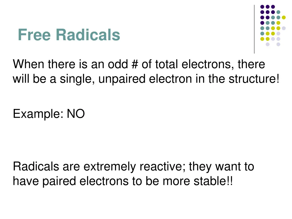 free radicals