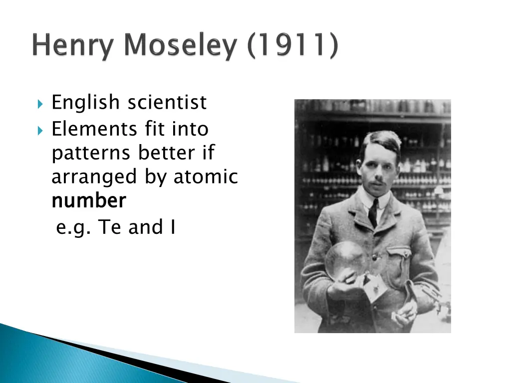 english scientist elements fit into patterns