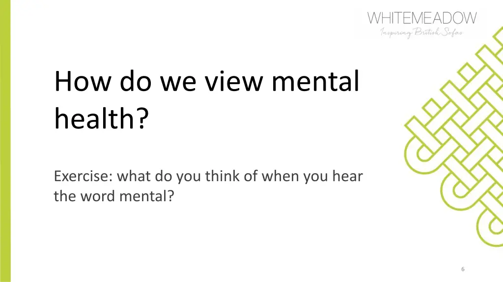 how do we view mental health