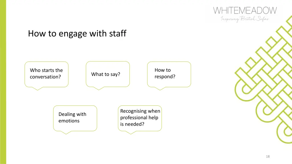 how to engage with staff