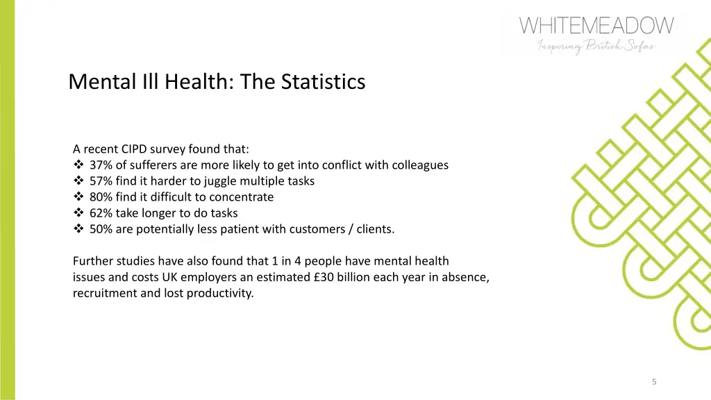 mental ill health the statistics