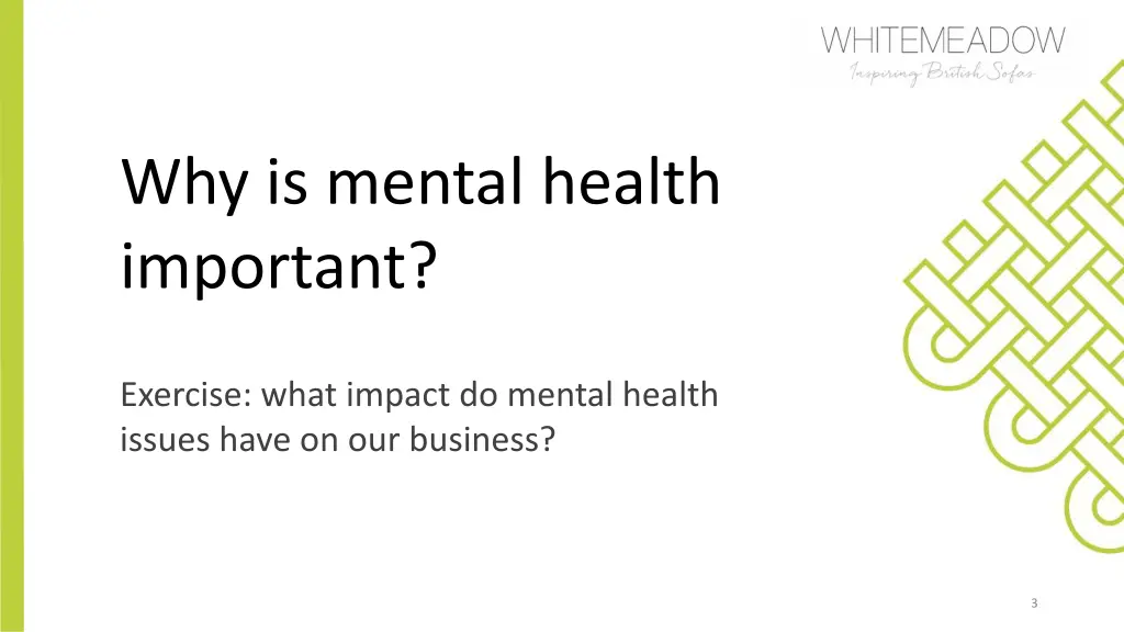 why is mental health important