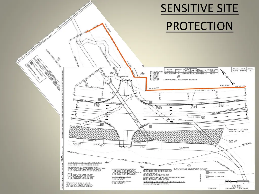 sensitive site protection