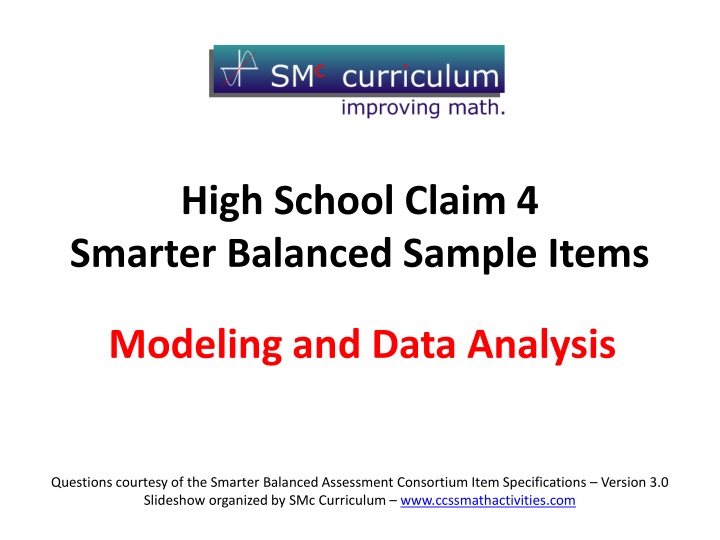 high school claim 4 smarter balanced sample items