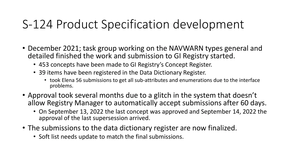 s 124 product specification development 1