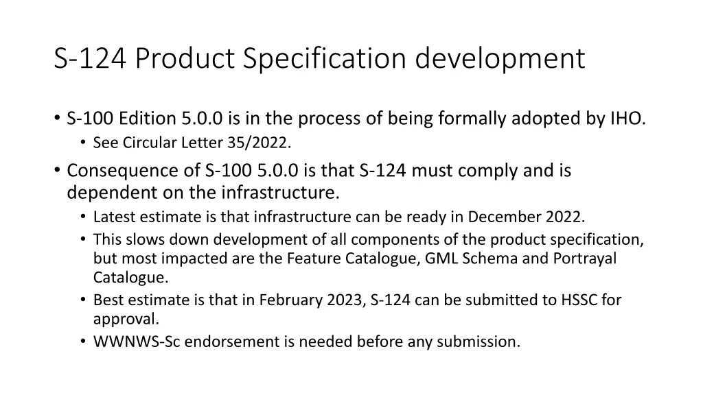 s 124 product specification development 2