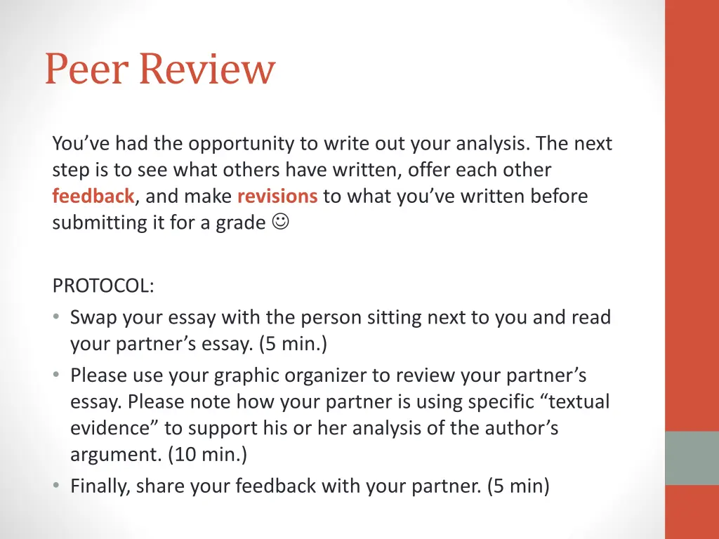 peer review