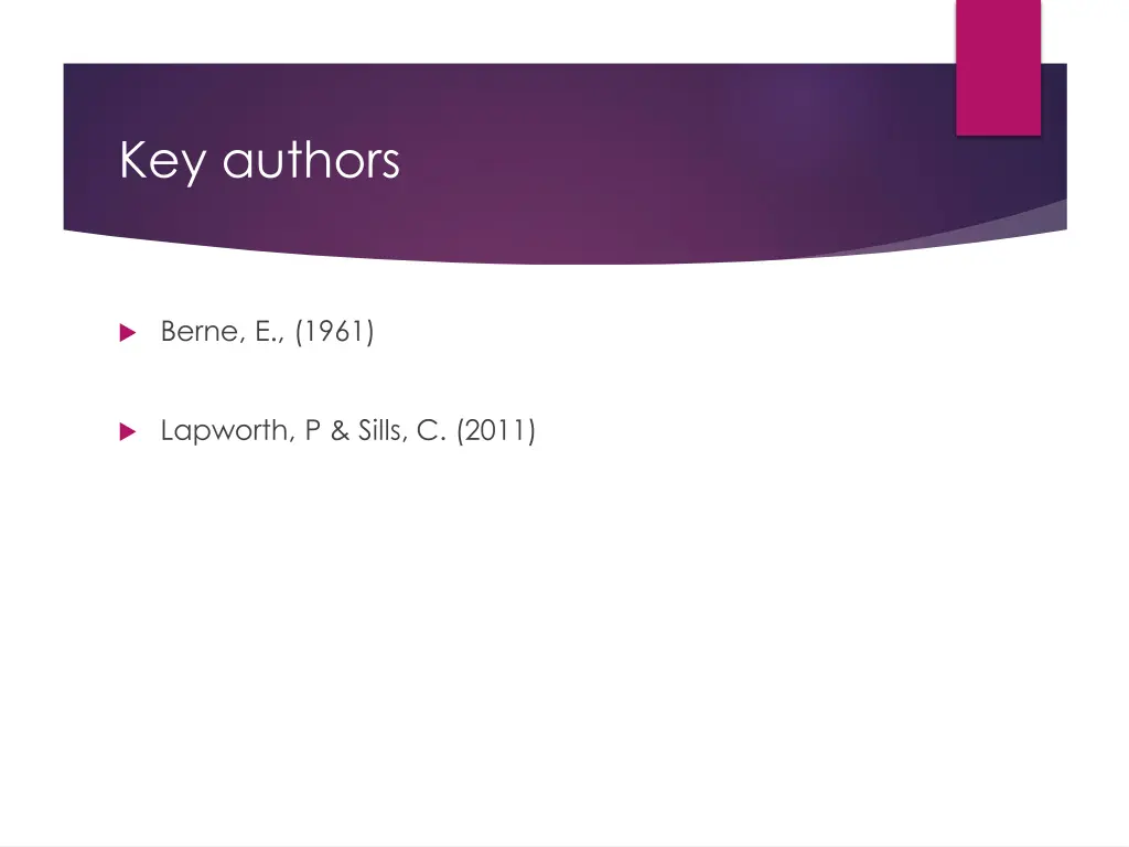 key authors