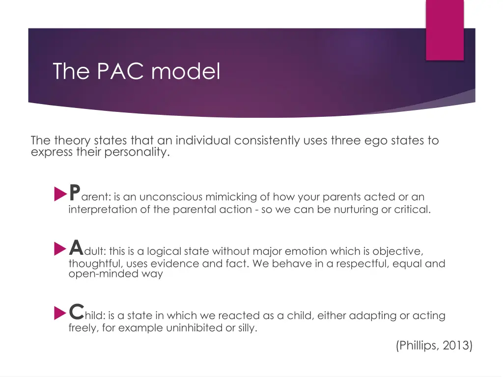 the pac model