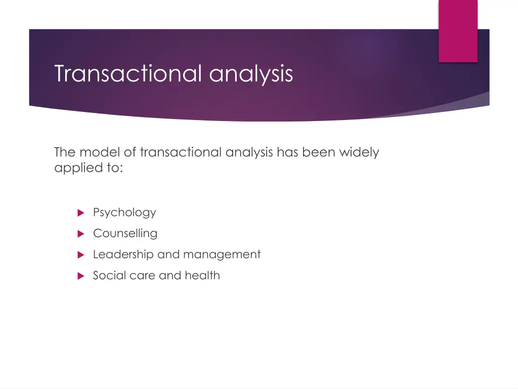 transactional analysis 1